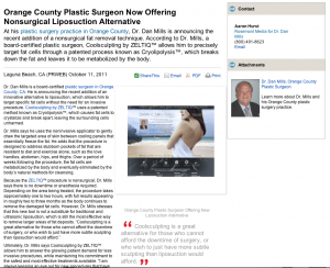 plastic, surgeon, surgery, liposuction, zeltiq, orange, county, ca