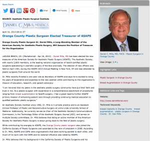 Daniel Mills MD, breast augmentation, Orange County plastic surgeon, breast implants